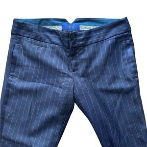 American Eagle Navy Pinstripe Dress Pants Work Trousers